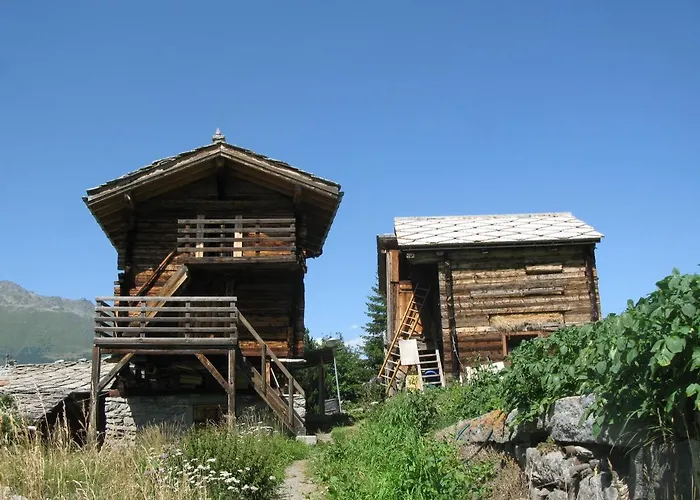 Alpia 26 - Zwei Zimmerwohnung In Traditionellem Walliser Haus