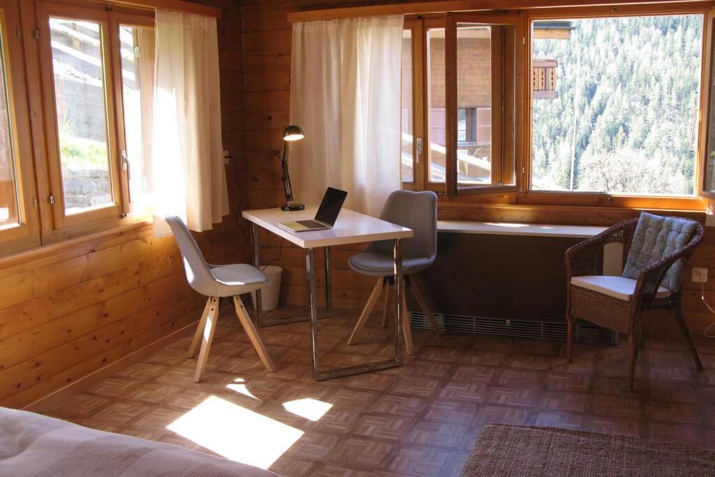 Alpia 26 - Zwei Zimmerwohnung In Traditionellem Walliser Haus * Gasenried